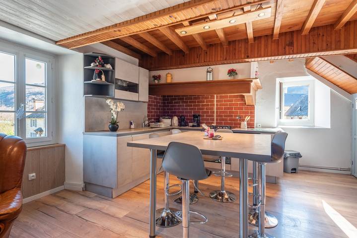 Ferienhaus '111 Val D'Azun - Gîte 6 Voyageurs' mit Bergblick, privater Terrasse und Wlan in Arrens-Marsous, Nationalpark Pyrenäen