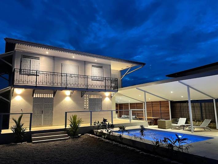 Maison de vacances pour 8 personnes, avec jardin et piscine