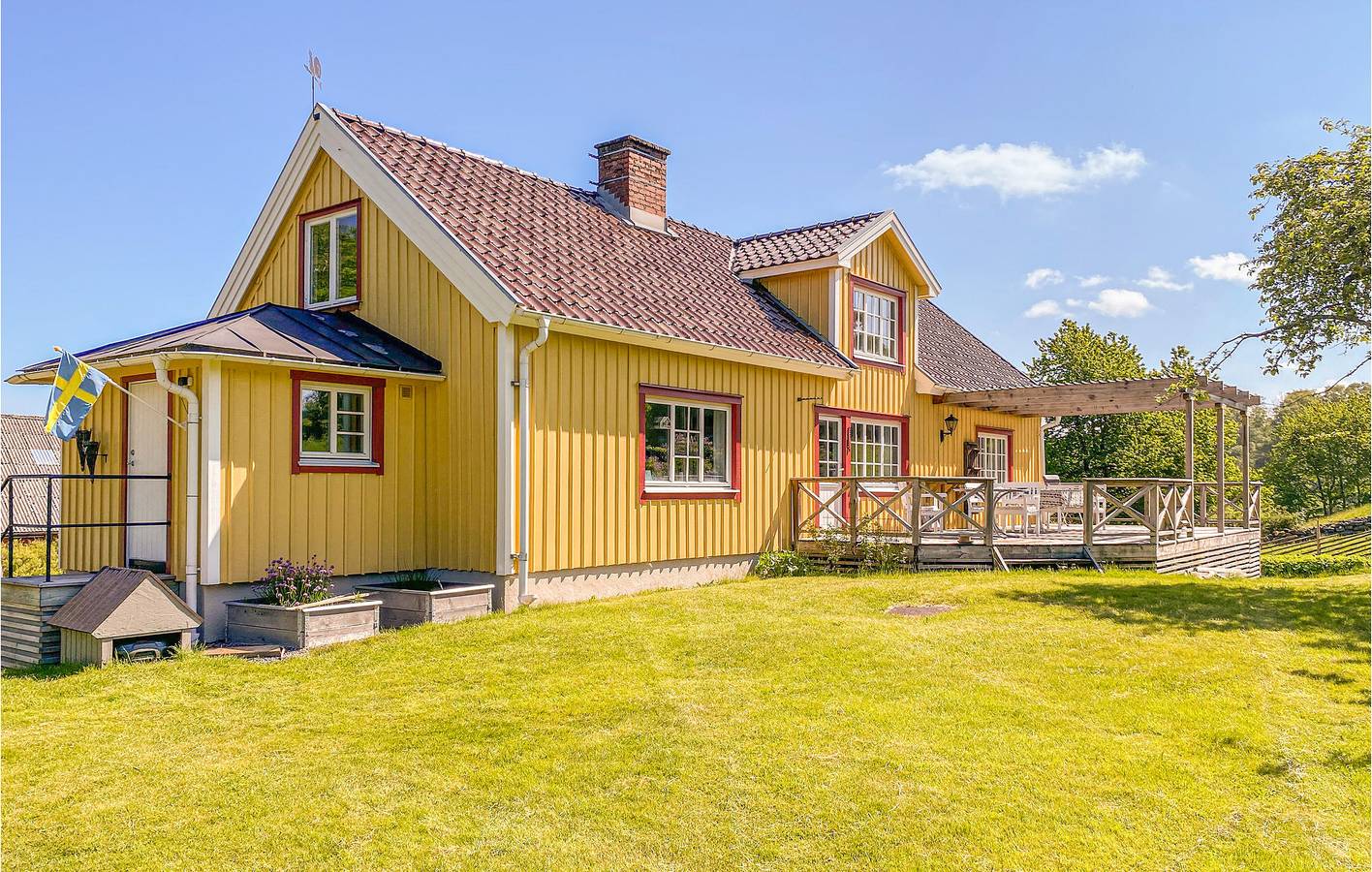 Ferienhaus für 7 Personen mit Terrasse in Varberg, Halland