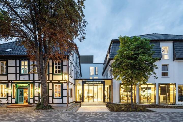 Hotel für 2 Personen, mit Terrasse und Garten sowie Sauna und Ausblick in Verl