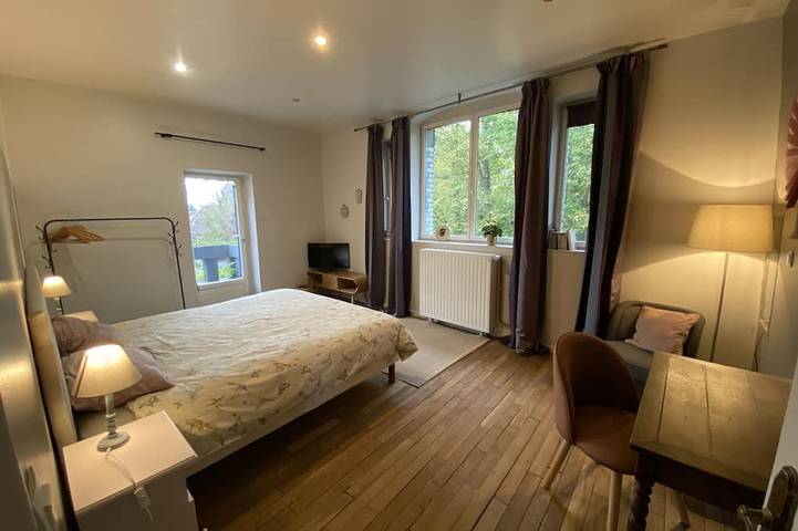 Location de vacances pour 6 personnes, avec balcon et jardin à Chailly-en-Bière - 3