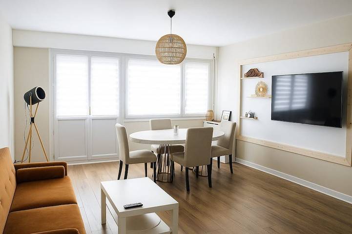 Location de vacances pour 8 personnes, avec balcon à Le Havre