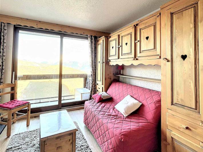 Chalet pour 4 personnes, avec balcon et piscine dans Le Corbier - 3