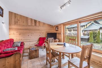 Chalet pour 4 personnes, avec balcon à Megève