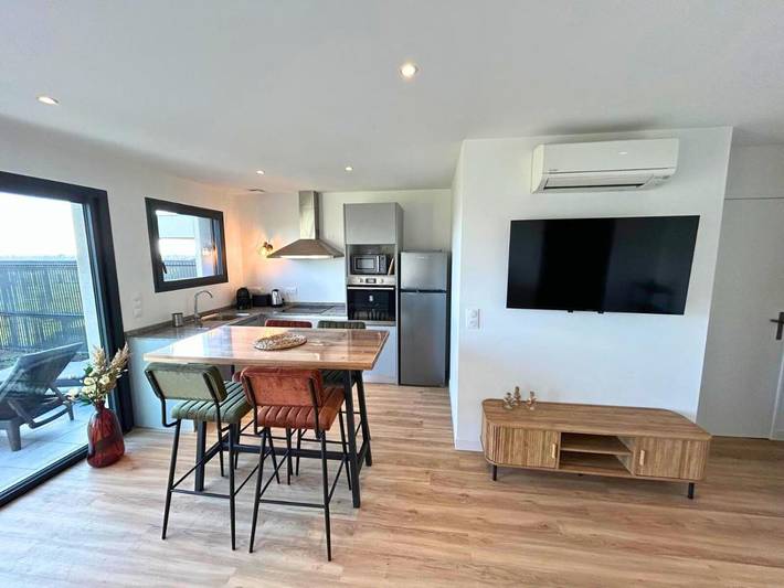 Location de vacances pour 4 personnes, avec vue ainsi que jardin et terrasse à Rivière-Saas-et-Gourby - 3