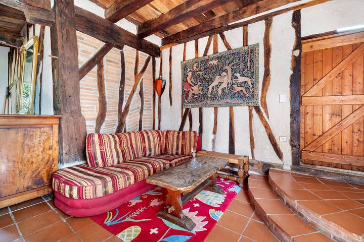 Zen-Bauernhaus im Herzen der Gascogne mit Salzwasserpool in Boulaur, Gers
