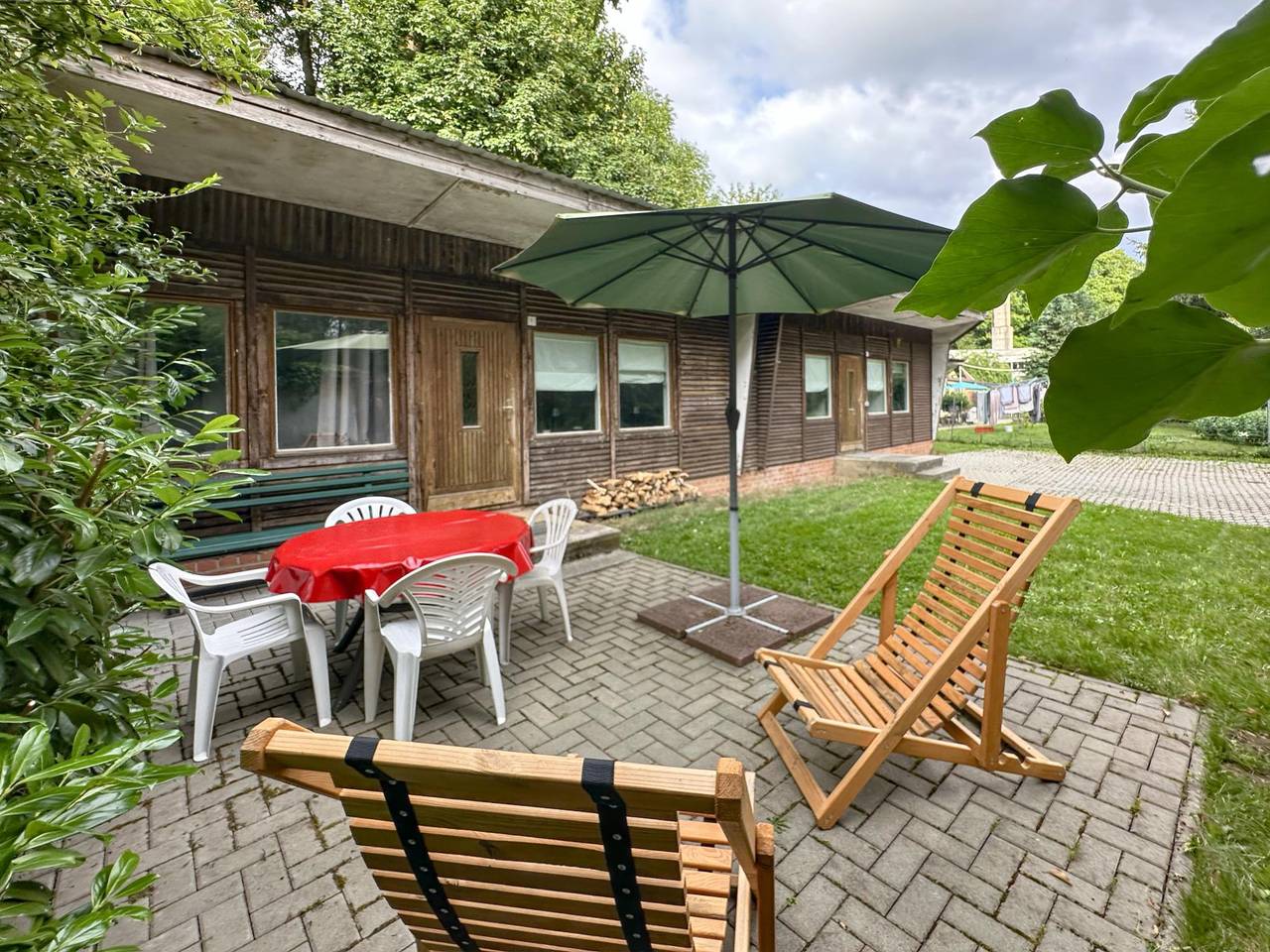 Terraza soleada con aparcamiento y WiFi in Wernigerode, Harzvorland