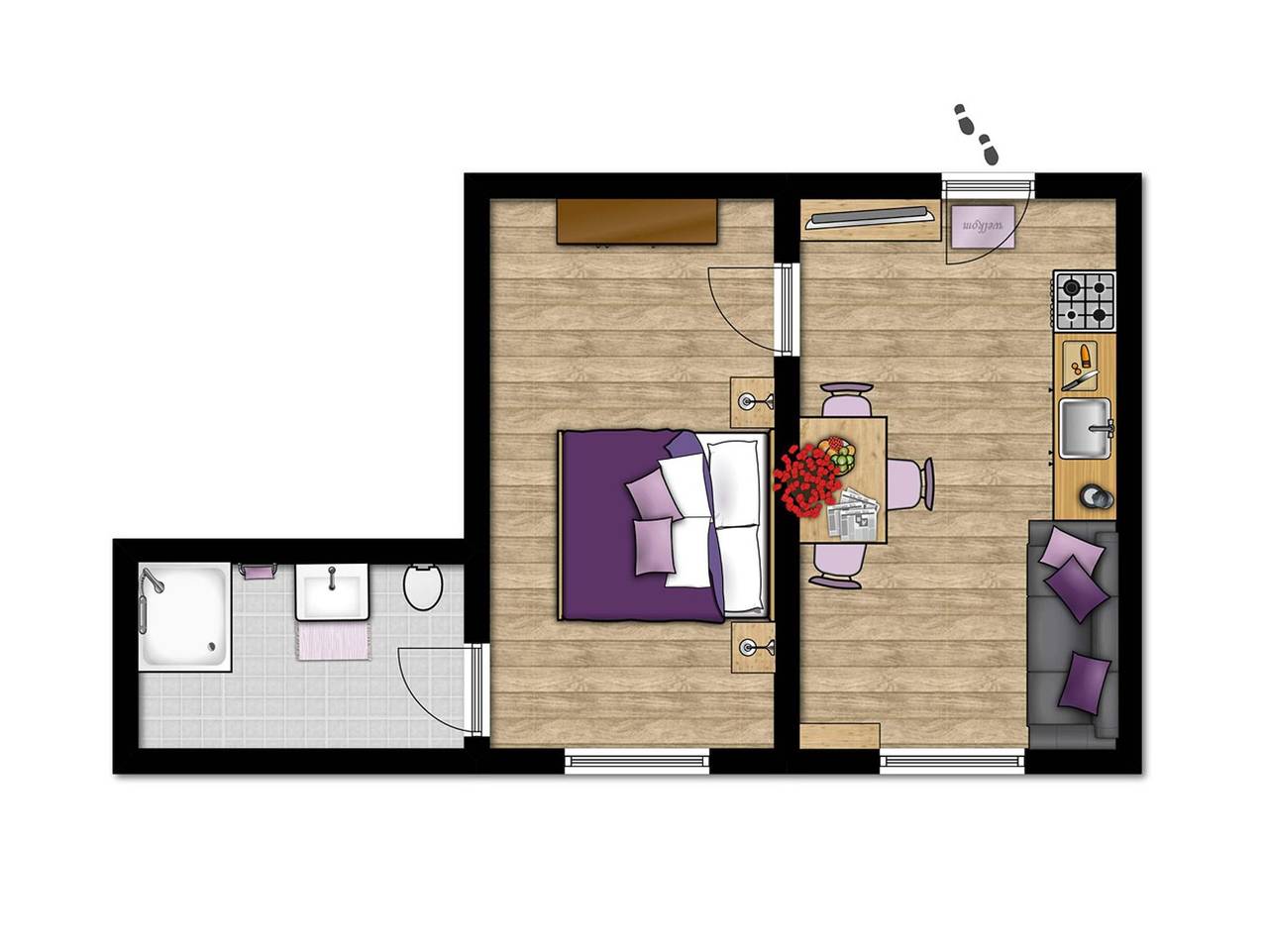 Ganze Ferienwohnung, Ferienhaus am Mühlbach - Ferienwohnung Sigiswang in Ofterschwang, Bayerisch Schwaben