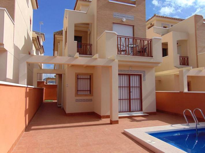 Casa rural para 6 personas, con vistas además de terraza y piscina en Mazarrón