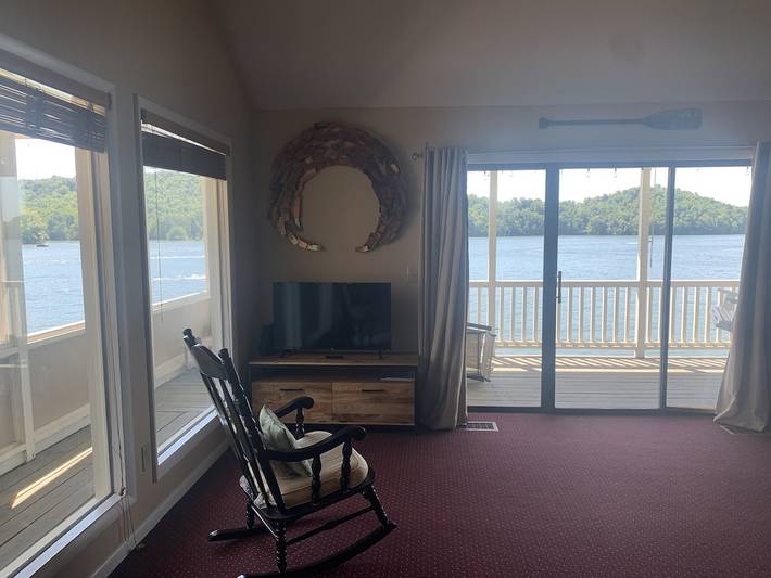 Vacation rental for 6 people, with balcony and yard in Hiawassee (GA)