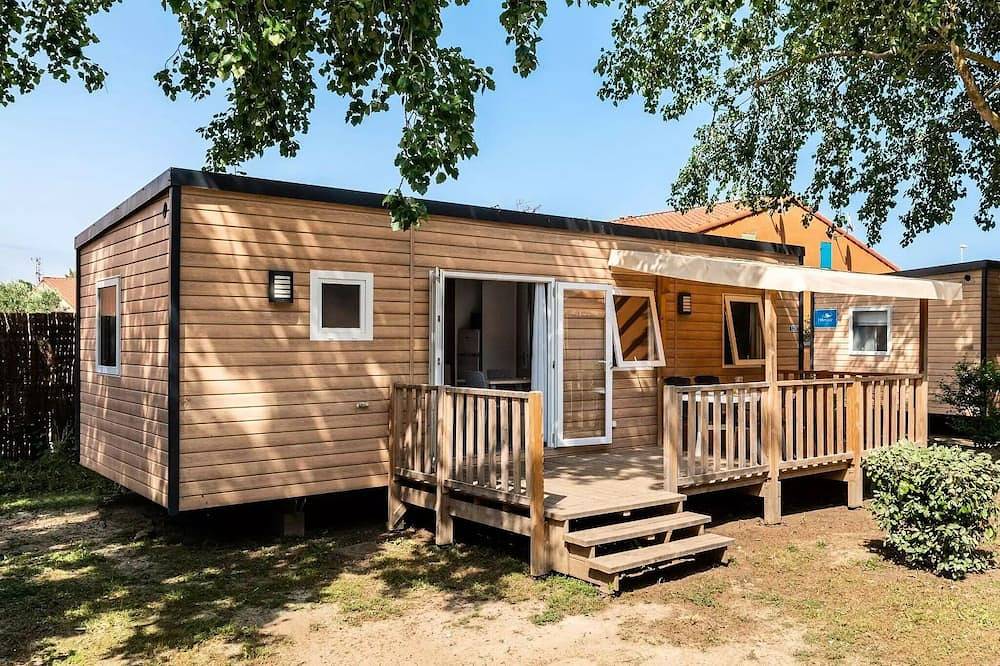 Mobil-home | Premium Exclusive | 3 Ch. | 6 pers. | Terrasse surélevée | A/C | Tv in Régusse, Région de Brignoles
