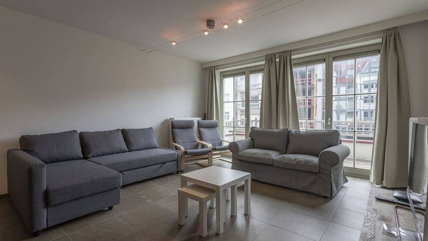 Location de vacances pour 8 personnes, avec terrasse en Mer du Nord (Belgique)