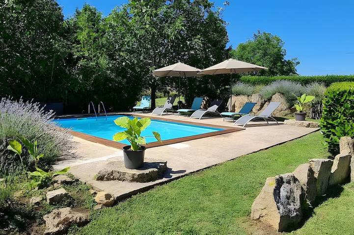 Maison de vacances pour 6 personnes, avec piscine et jardin - 1
