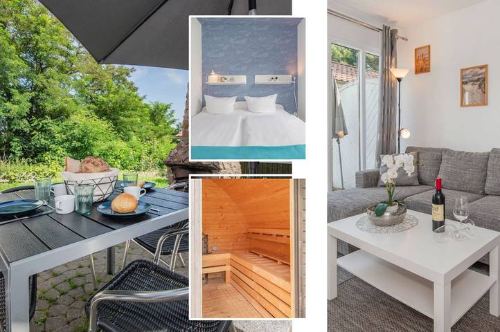 Ferienhaus für 4 Personen, mit Garten und Sauna sowie Whirlpool, mit Haustier - 1