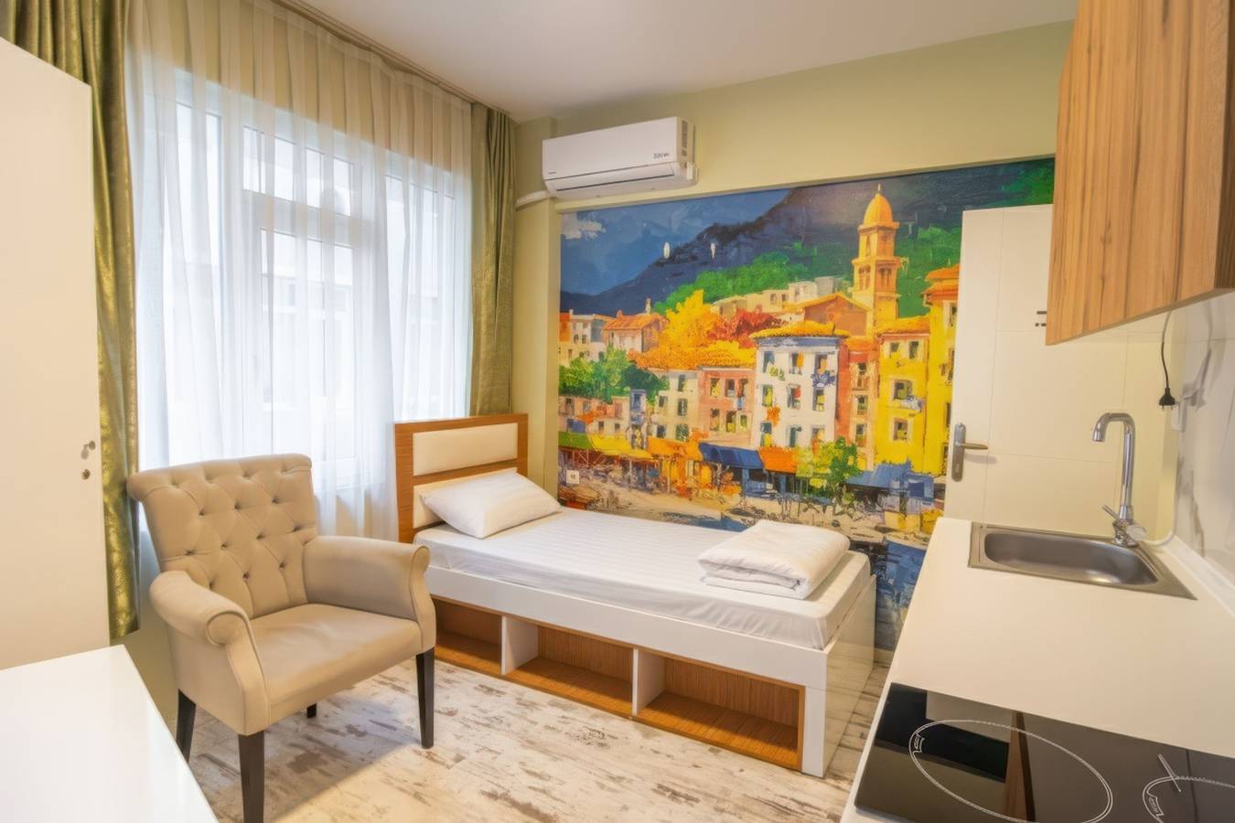 Appartamento intero, Central Studio Beşiktaş 2 bdr with 3 beds in Vişnezade Mahallesi, Istanbul