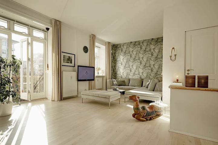 Ferienwohnung für 4 Personen, mit Balkon und Garten in Frederiksberg