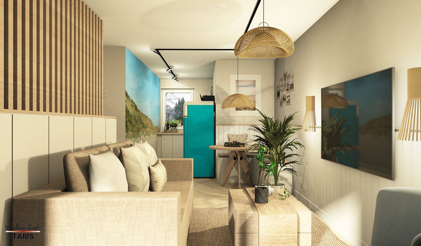 Ganze Wohnung, Beach Butze - 11 - Apartmenthaus Deichbude am Strand - 1a Lage zum Hauptstrand in St. Peter-Ording, Eiderstedt