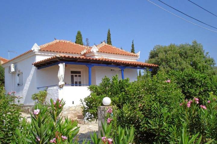 Ferienhaus für 4 Personen, mit Balkon und Terrasse sowie Garten und Ausblick
