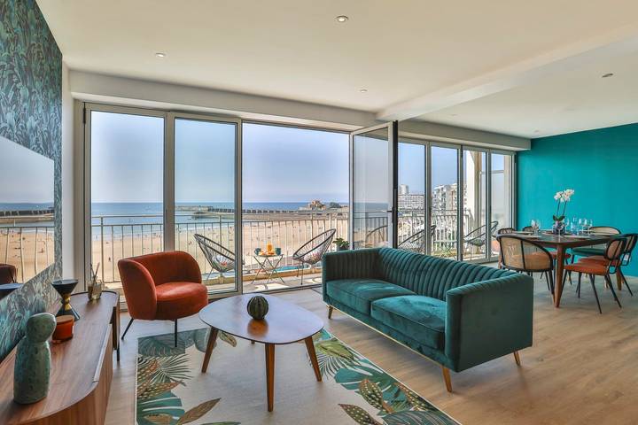 Gîte pour 6 personnes, avec balcon dans Casino Des Atlantes Les Sables