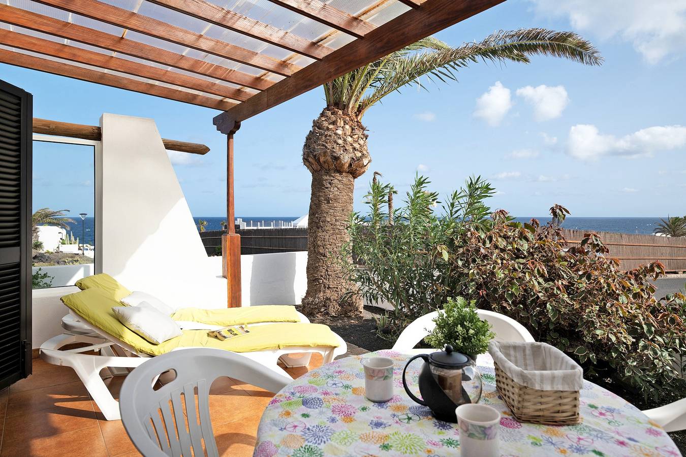 Maison de vacances 'Casa Aloe' avec vue sur la mer, terrasse et Wi-Fi in Charco del Palo, Haría