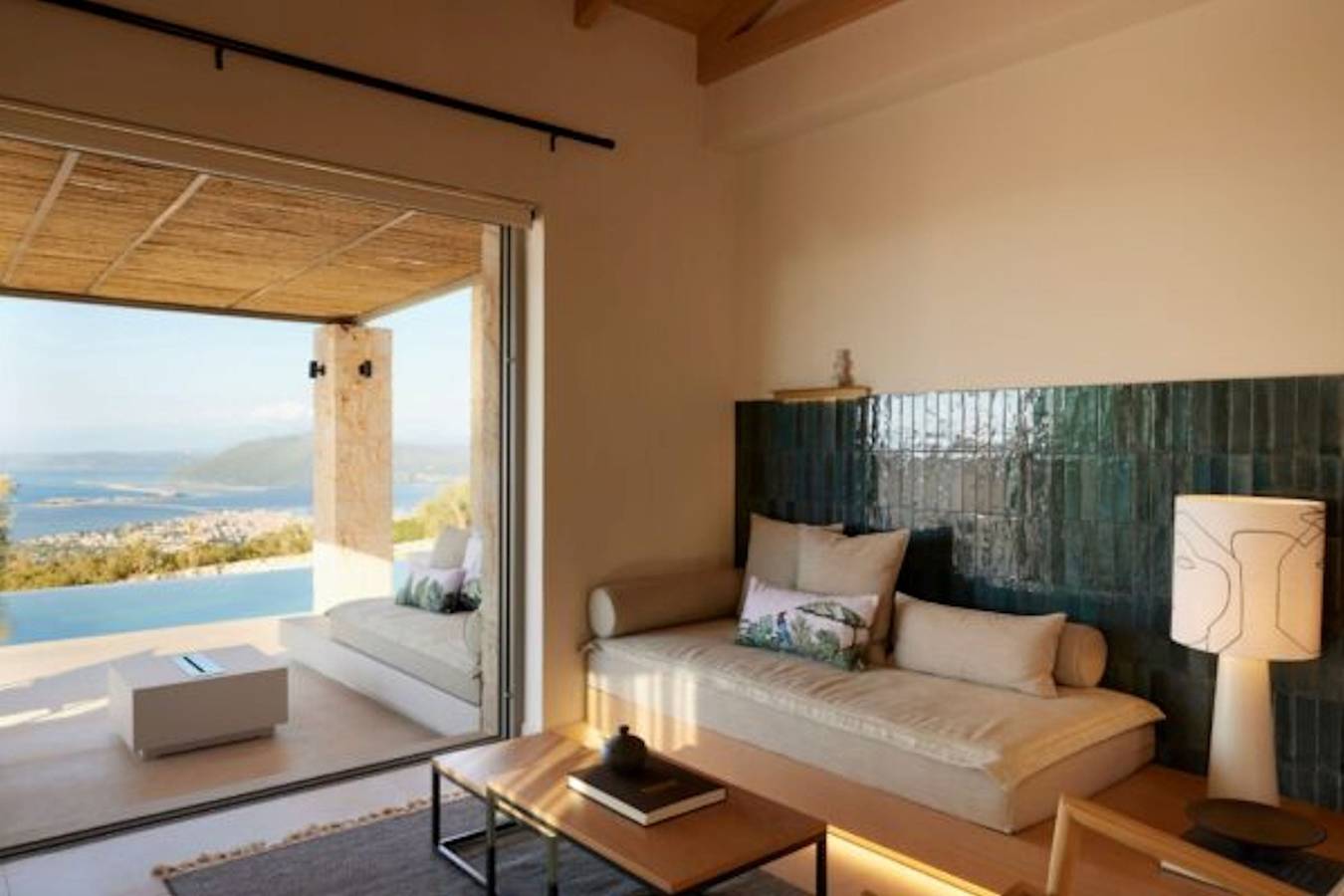 Villa für 4 Personen mit Meerblick in Agios Nikitas, Griechenland