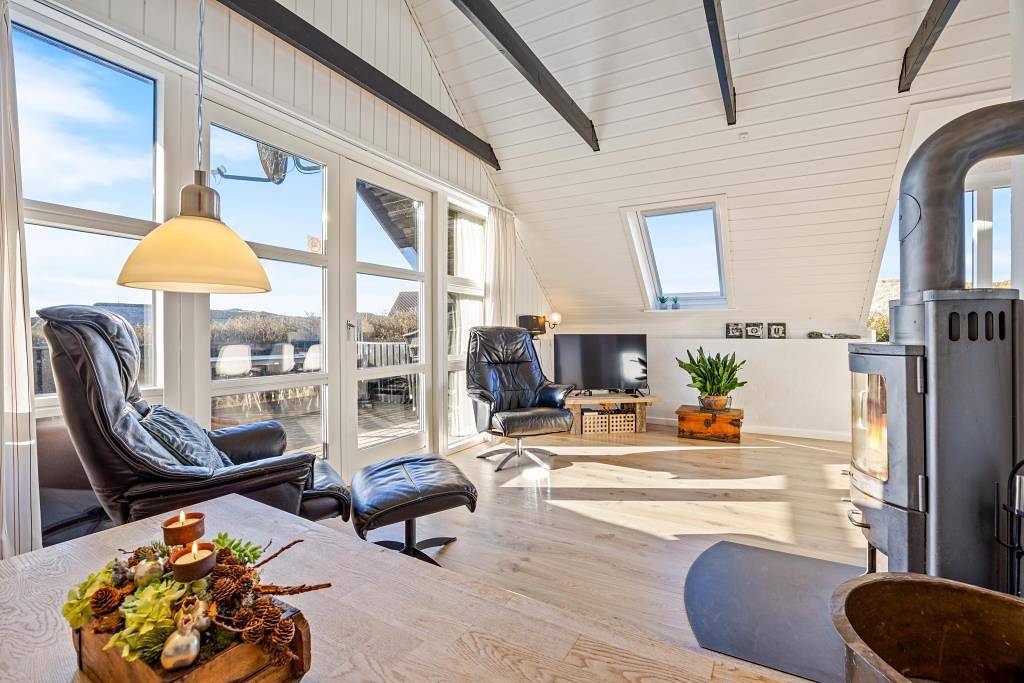 Strandnahes Ferienhaus mit Sauna in Klegod, 300 m zum Strand in Ringkøbing, Holmsland Klit