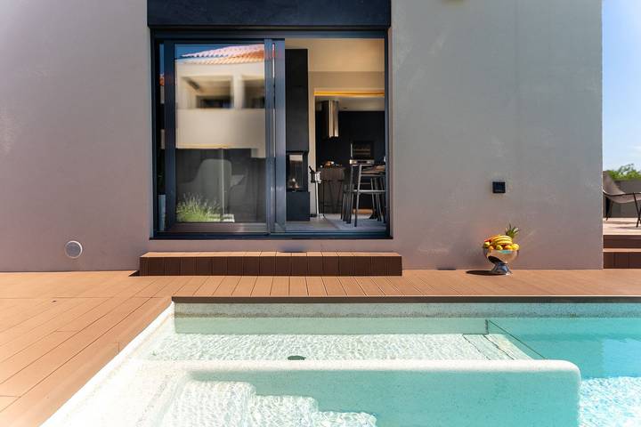 Ferienhaus mit Meerblick für 6 Personen, mit Garten und Terrasse sowie Pool, kinderfreundlich in Poreč - 4