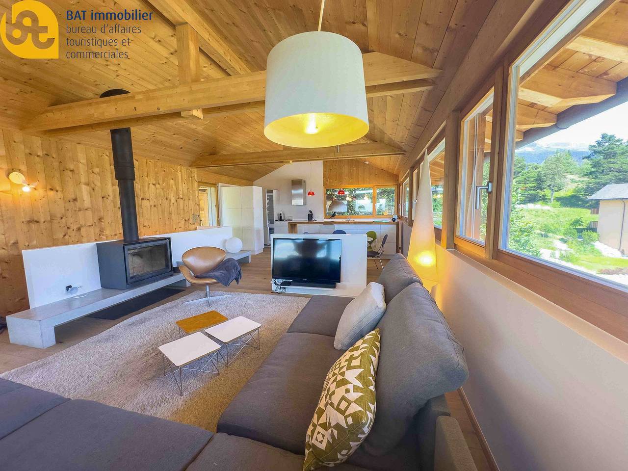 Bellevue n°37, modernes und helles Chalet in Chalais (Schweiz), Walliser Alpen