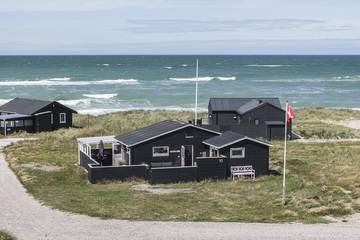 Ferienhaus für 4 Personen, mit Balkon/Terrasse, mit Haustier in Nørlev Strand