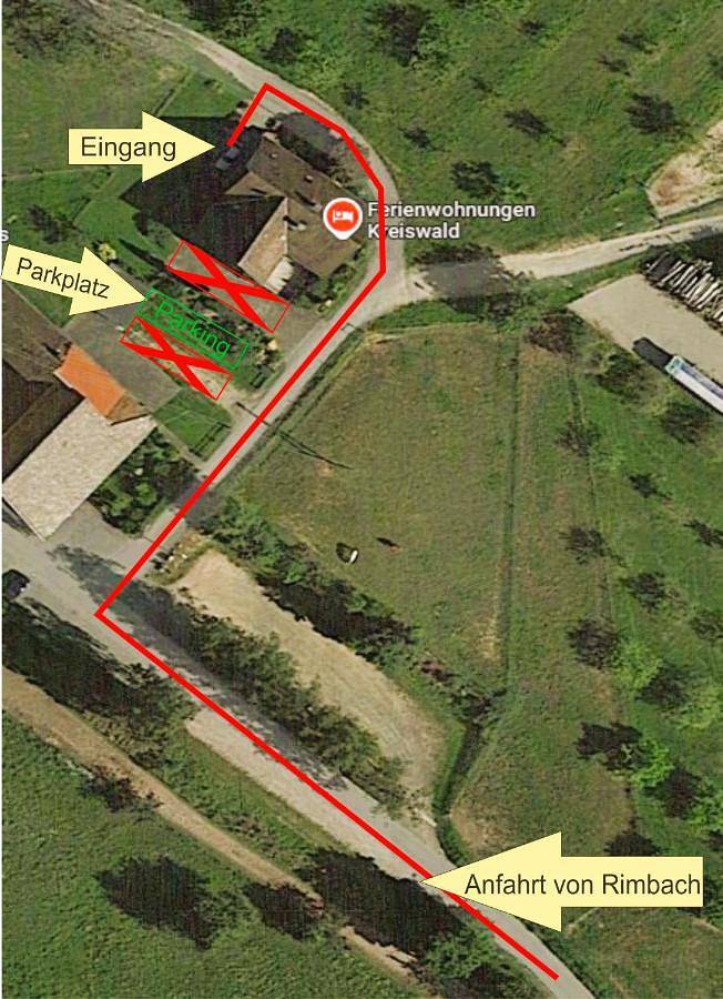 Ferienwohnung für 2 Personen, mit Balkon und Terrasse sowie Ausblick in Rimbach - 2