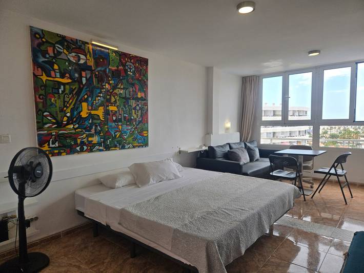 Studio für 4 Personen, mit Kinderpool und Garten, kinderfreundlich in Playa del Inglés