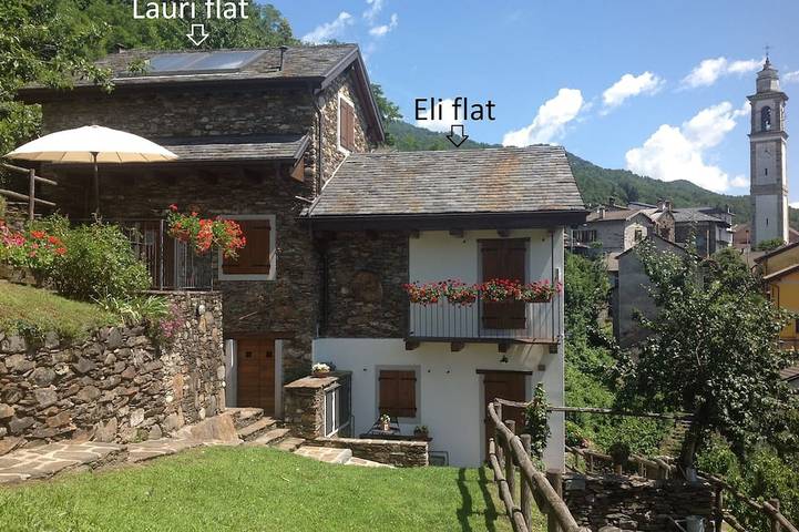 Ferienhaus für 2 Personen, mit Balkon und Garten