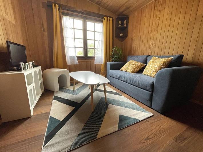 Chalet pour 2 personnes, avec Terrasse et Jardin