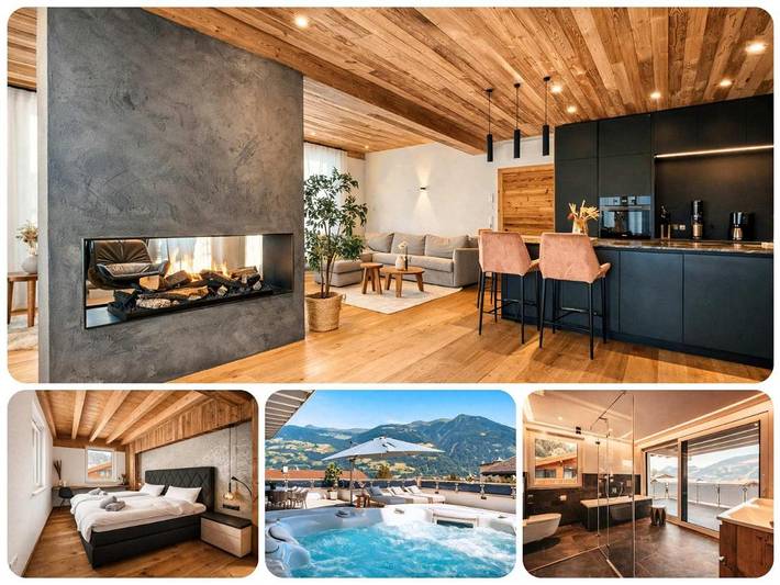 Ferienhaus für 10 Personen, mit Terrasse und Whirlpool im Zillertal