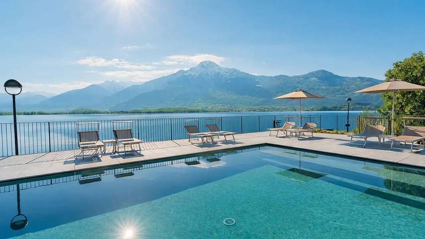Hütte für 6 Personen, mit Pool und Garten sowie Terrasse am Comer See