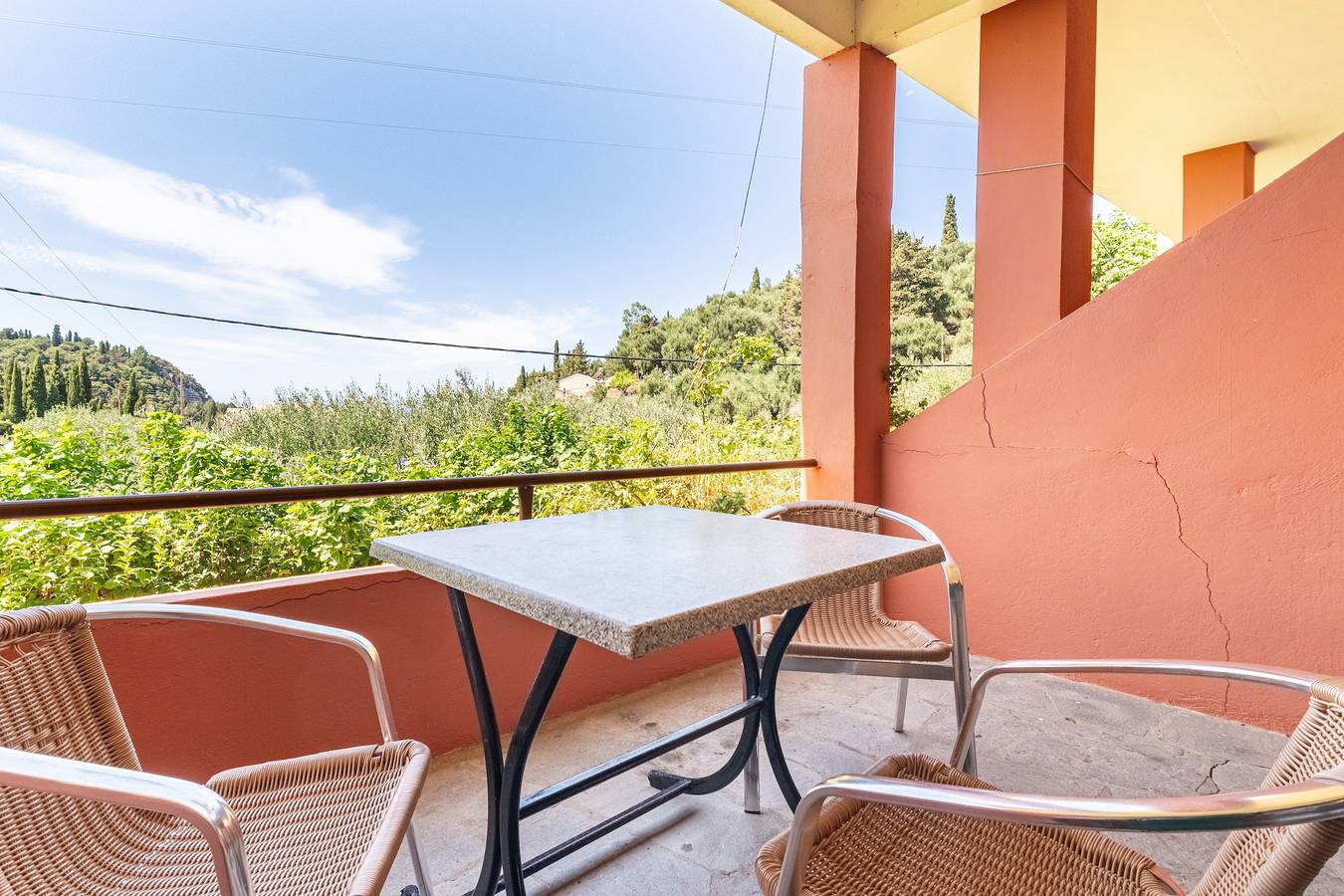 Entire studio, Studio "Arianna Studio Ground Floor 3" with Sea View, Shared Pool & Wi-Fi in Paleokastritsa, Corfu