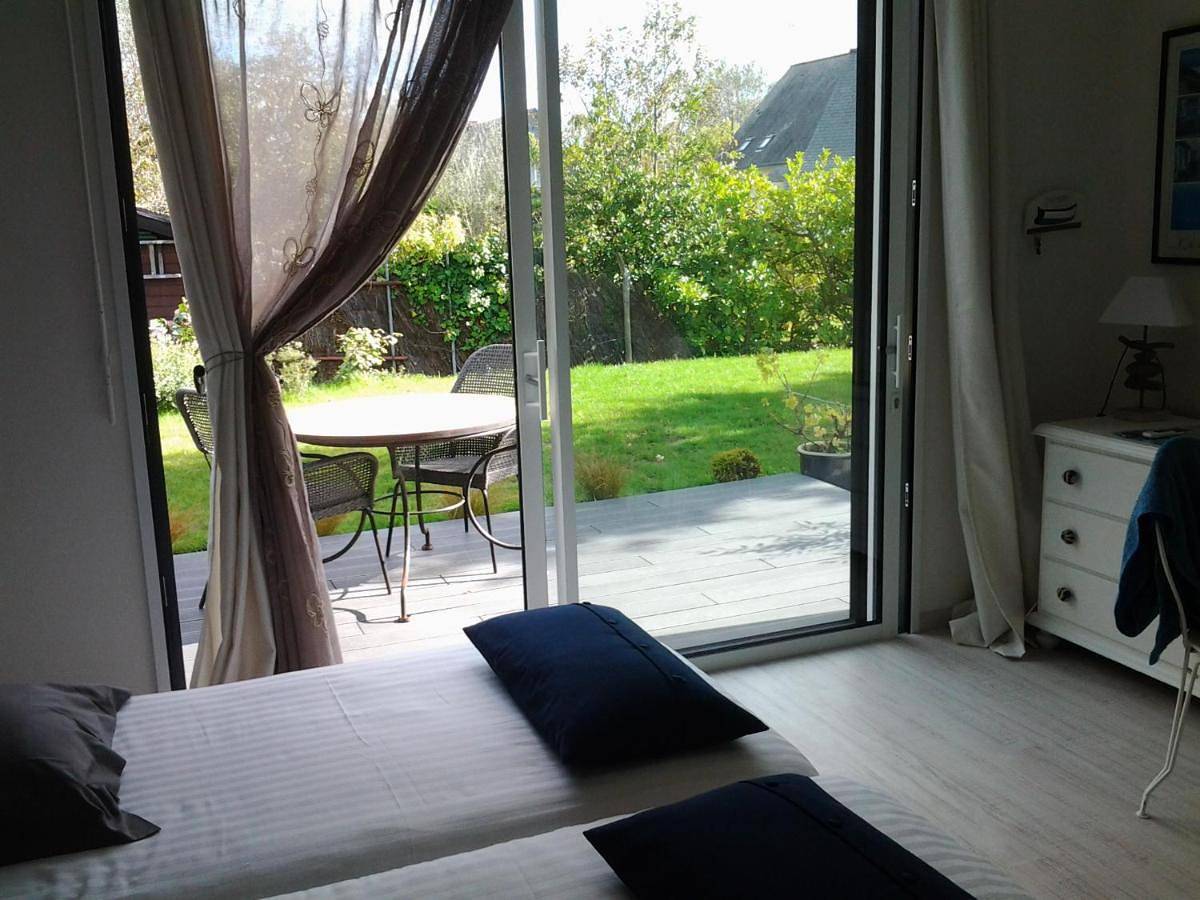 Twin Room with Garden View in Penvins, Sarzeau