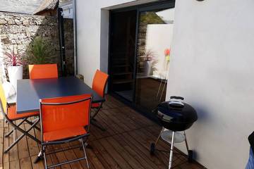 Location de vacances pour 4 personnes, avec terrasse, animaux acceptés à Plouhinec (Morbihan)
