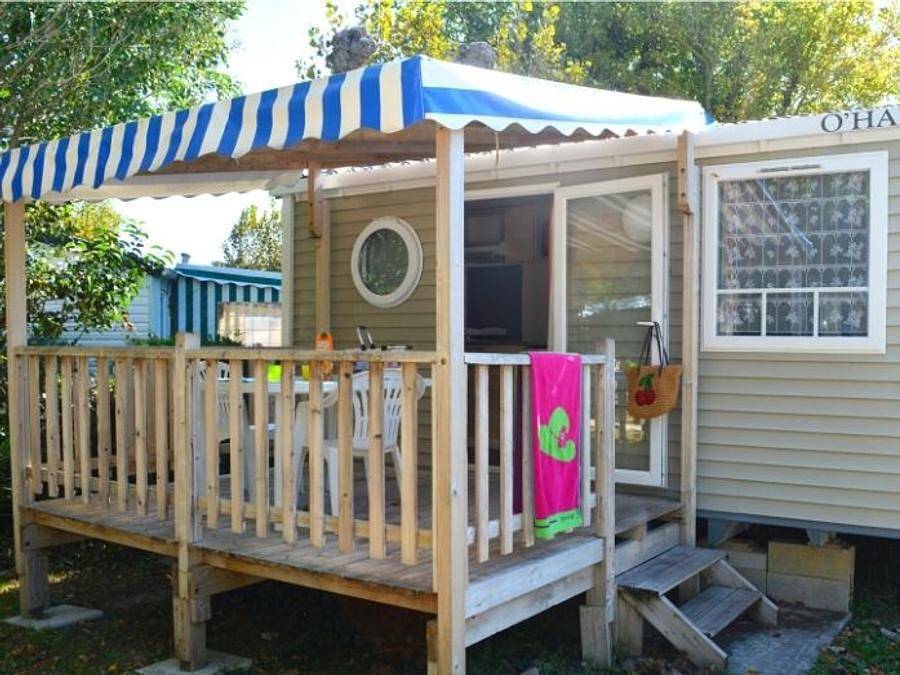 Camping Les Pirons - Mobilheim 4 personen - Mobilheim Cocoon 4 Personen 1 Zimmer 16m² in Château-d'Olonne, Les Sables-d'Olonne