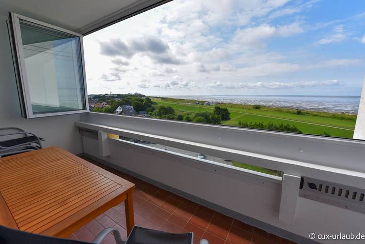 Ferienwohnung für 2 Personen, mit Sauna und Balkon/Terrasse sowie Balkon in Döse