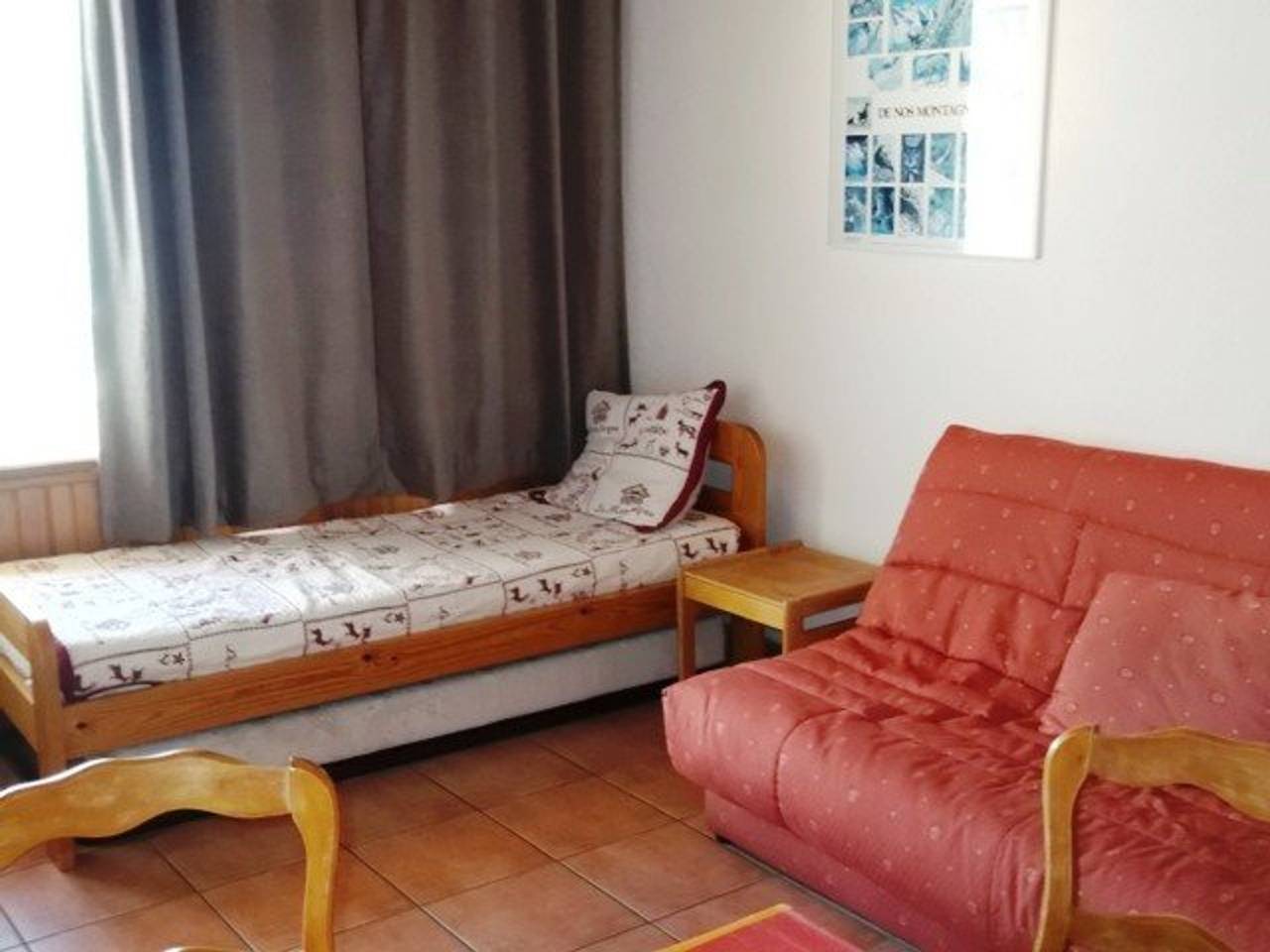 Entire apartment, Bright and Cozy Studio for 6, Heart of Orcières Merlette – Close to Ski Slopes and Sports Center in Orcières, Écrins National Park