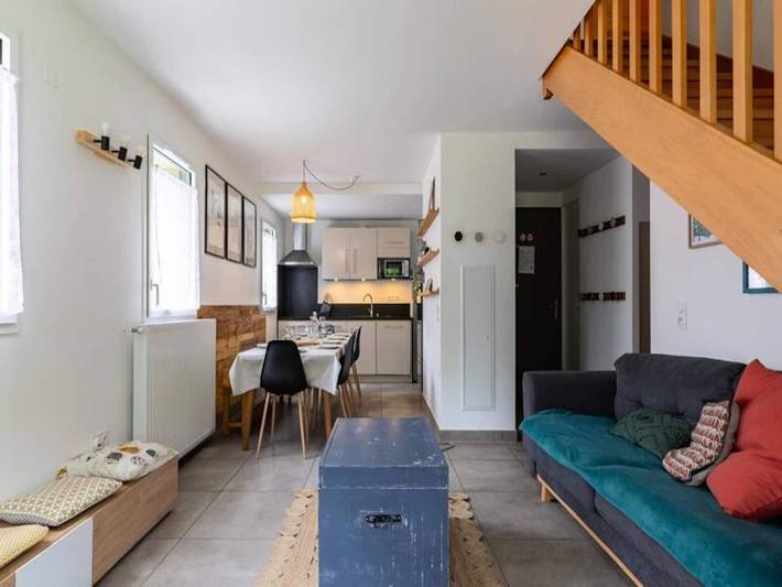 Gîte pour 11 personnes, avec balcon dans Balnéa