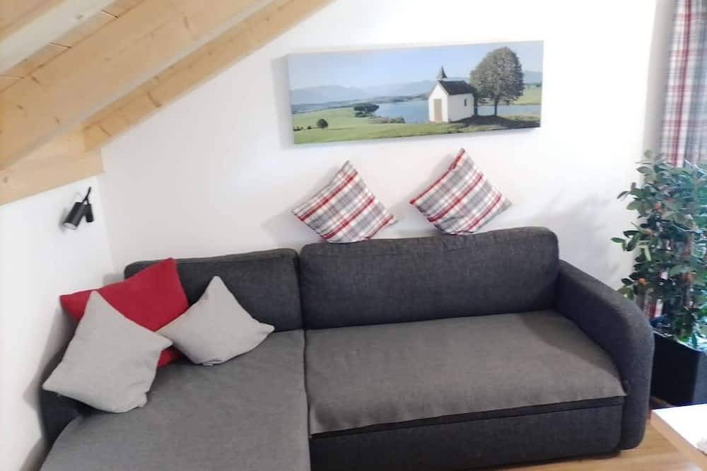 Ferienwohnung Hörnleblick, Solleder - Ferienwohnung Hörnleblick in Unterammergau, Bayerische Alpen