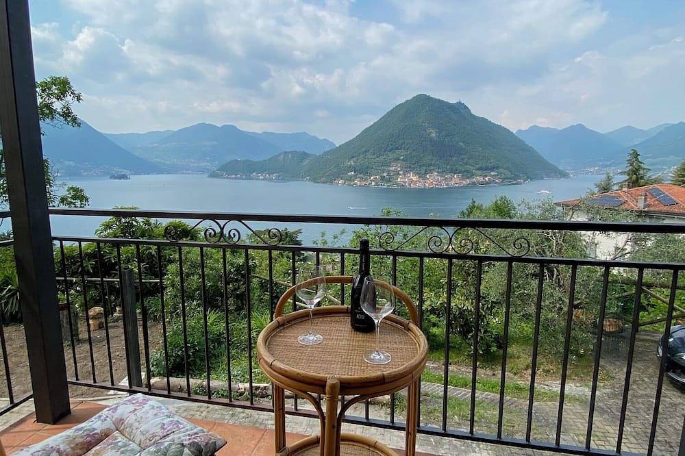 Ganze Wohnung, Sebino apartment with wonderful lake view in Sulzano, Iseosee