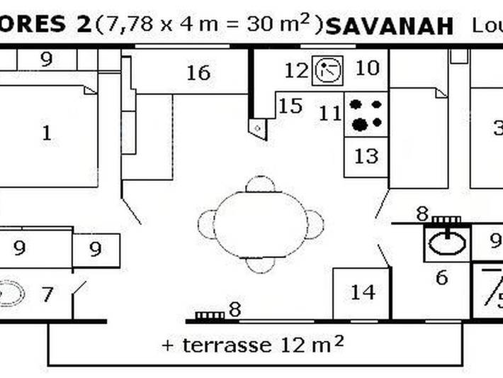 Mobil-home confortable - 4 pers. in Meyrueis, Parc national des Cévennes