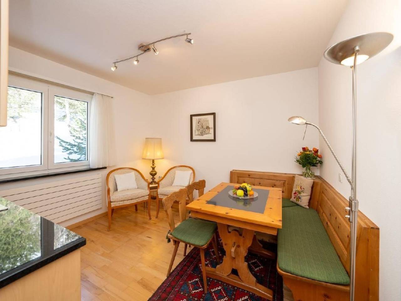 Ganze Wohnung, Chesa il purtretin in Pontresina, Sankt Moritz