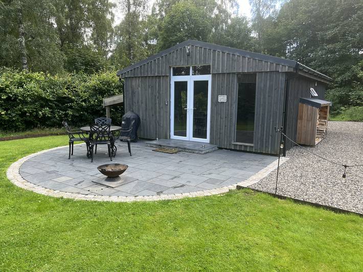 Log cabin for 4 people, with Garden in Pitlochry