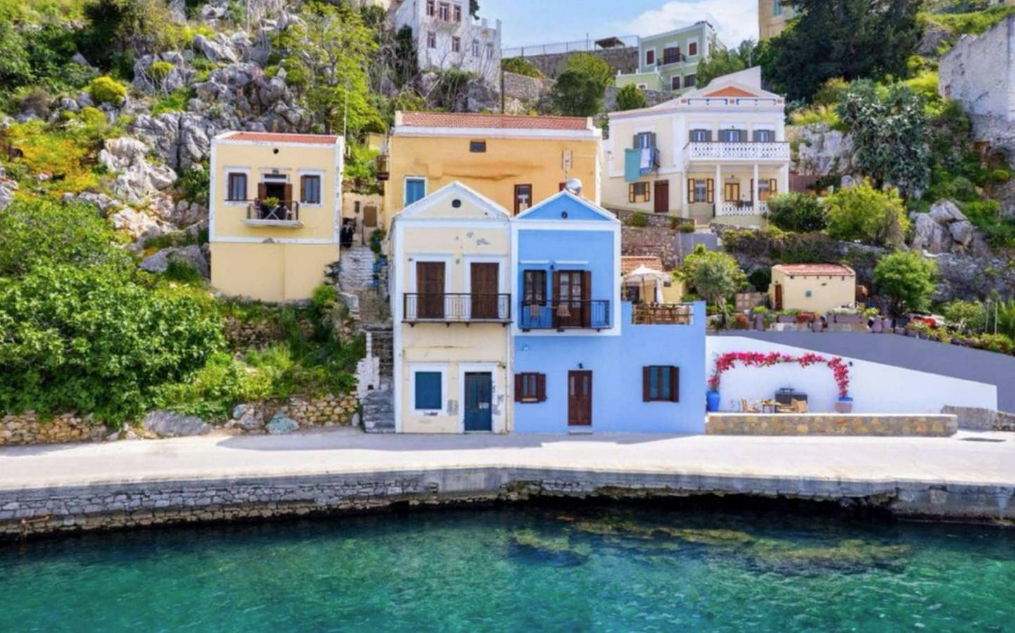 Thrilling Symi Sea-front Villa | Villa Callista View | 1 Bedroom | Breathtaking Sea Views | Private Furnished Terrace with Outdoor Dining Area| Prime Location in Ano Symi, Rhodos