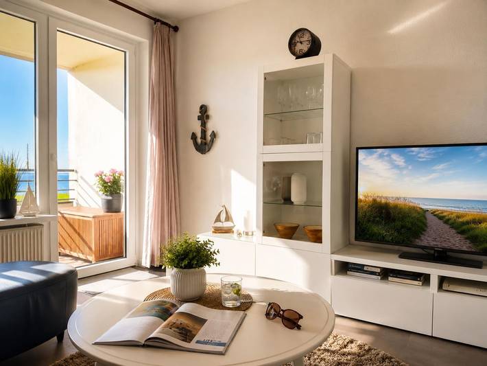 Ferienwohnung für 2 Personen, mit Balkon und Meerblick in Cuxhaven (Stadt) - 4