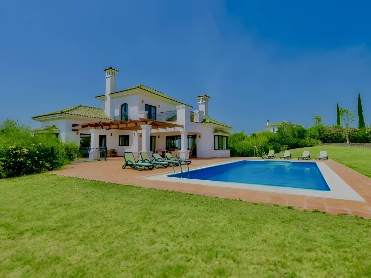 Villa 'Arcos Golf Jacaranda 11' con vistas a la montaña, Wi-Fi y aire acondicionado in Arcos de la Frontera, Pueblos Blancos